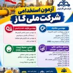 ثبت‌نام آزمون استخدامی شرکت ملی گاز آغاز می‌شود؛ جزئیات رشته‌های موردنیاز