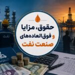جزئیات نحوه محاسبه حقوق نیروهای رسمی جدید صنعت نفت بر اساس جداول ماده ۱۰