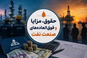 جزئیات نحوه محاسبه حقوق نیروهای رسمی جدید صنعت نفت بر اساس جداول ماده ۱۰